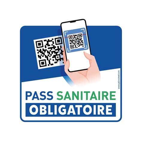 Autocollant Pass Sanitaire Obligatoire