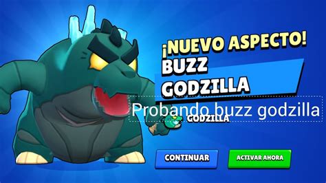 Probando La Nueva Skin De Buzz Godzilla Youtube