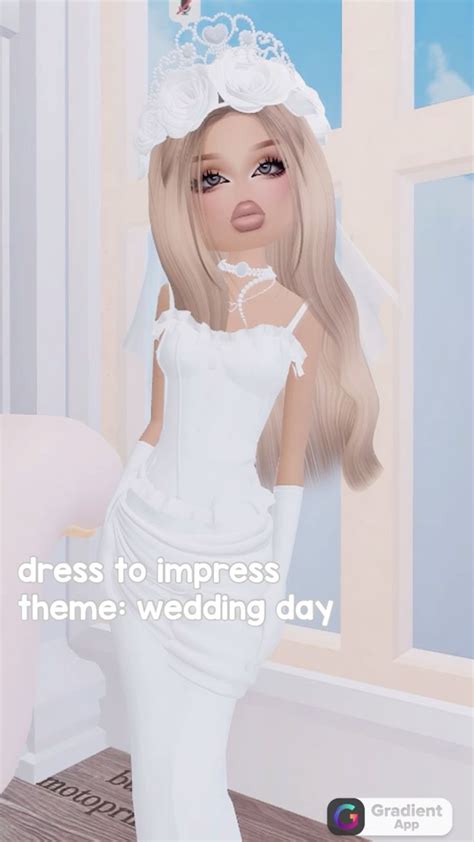 Dress To Impress Wedding Day In Aesthetic Roblox Royale High