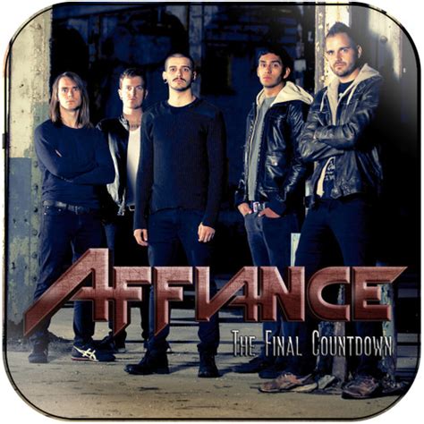 Affiance The Final Countdown Album Cover Sticker Album Cover Sticker