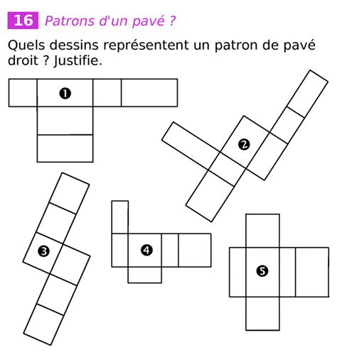 Espace Patrons Exercice N Patrons D Un Pav