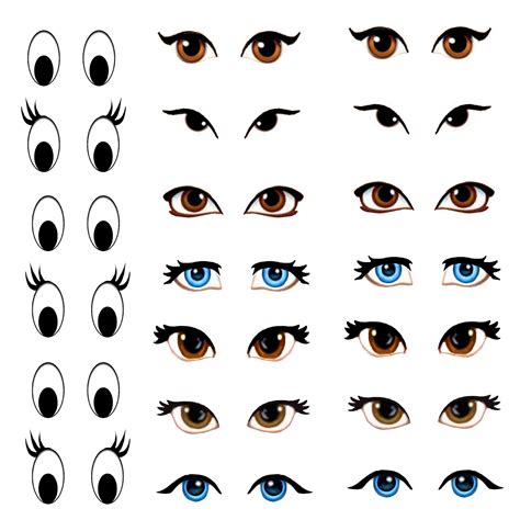 My Skills Guide Manga Eyes For Amigurumi Practice