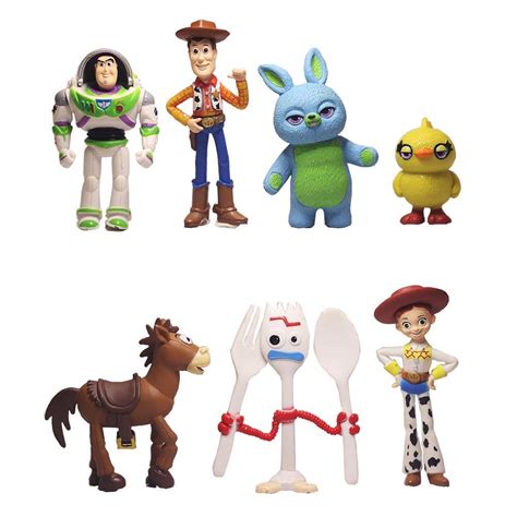 Buy Set Of 7 Mini Toy Story Figurines For Birthday Cake Topping Cute