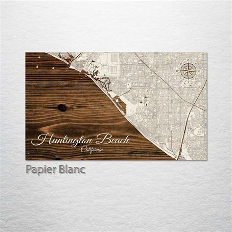 Huntington Beach, California Street Map - Large (22.5” x 38”) / Island