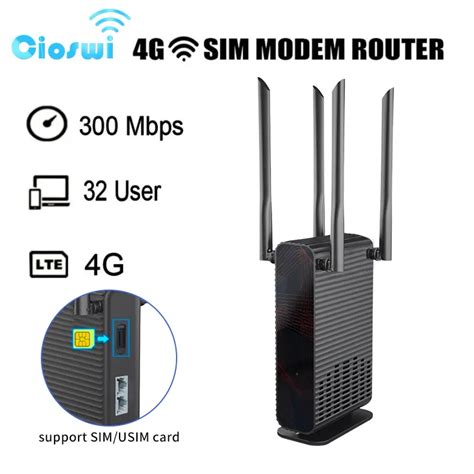 Cioswi 3G 4G Wifi Router 1200mbps 300M Global Modem 10GB Free Traffic