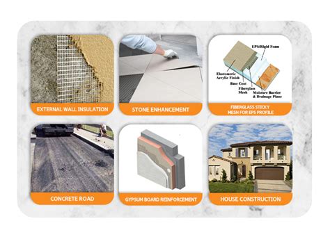 Reinforcement Concrete Fiberglass Mesh