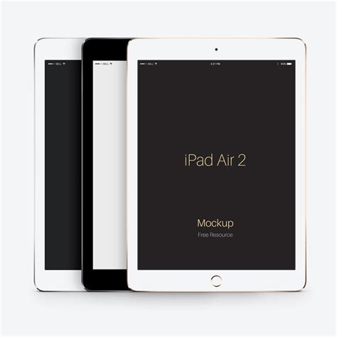 Psd IPad Air 2 Vector Mockup Pixeden Club