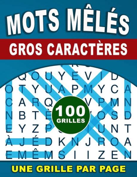 Barnes And Noble Mots M L S Gros Caract Res Grilles Avec Solution