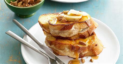 Banana Stuffed French Toast Punchfork