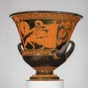 Mixing Bowl Calyx Krater Depicting Dueling Scenes From The Trojan War