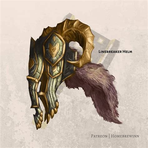 Homebrew Inn On Instagram 🎳linebreaker Helm 🎳⁣ ⁣ Wondrous Item Rare