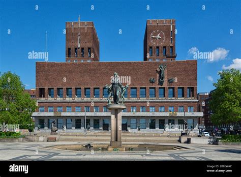 Oslo City Hall In Norway Stock Photo Alamy