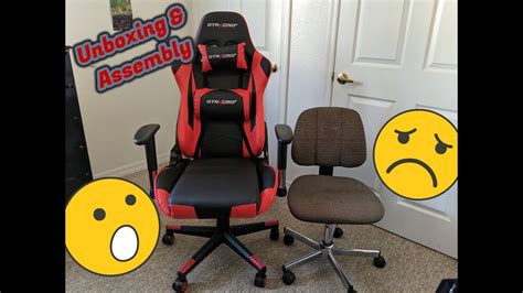 Unboxing And Assembly Of The Gtracing Gaming Office Chair Youtube