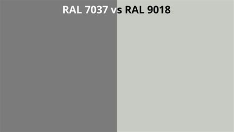 Ral 7037 Vs 9018 Ral Colour Chart Uk