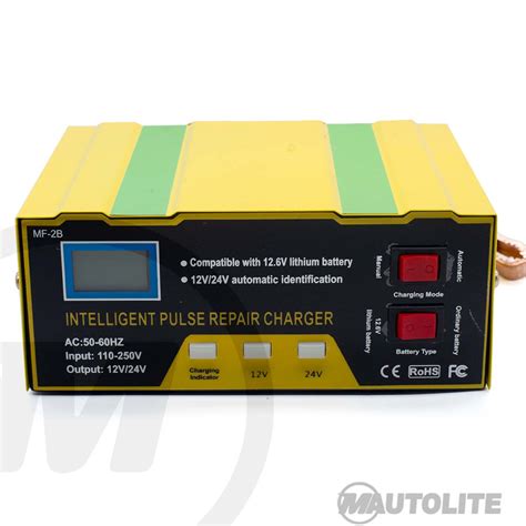 Cargador Inteligente Para Batería 12 24v Mf 2b Mautolite