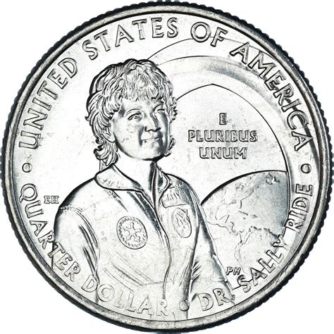 Coin United States Quarter Dollar 2022 Philadelphia Dr Sally Ride