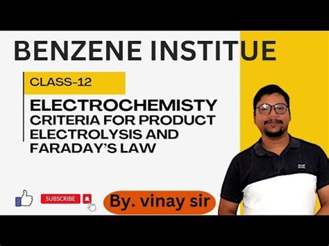 Electrochemistry Class 12th Part 4 Criteria For Product Electrolysis