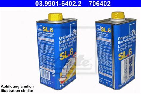 Тормозная жидкость ATE Brake Fluid SL.6 DOT4 1л купить
