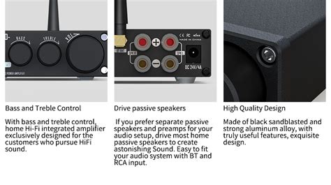 New FX-AUDIO FX-502E-L HiFi 2.0 BT 5.1 Full Digital Audio Mini Power A