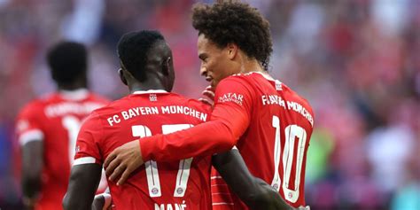 Sadio Mane V Leroy Sane Moment They Clashed On Pitch During City V Bayern