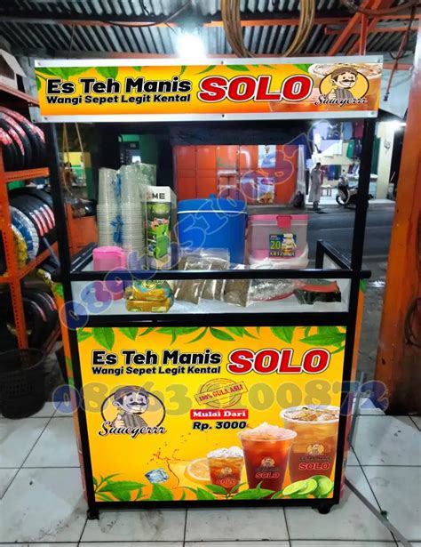 Usaha Es Teh Solo Gerobak Mini Perlengkapan Usaha