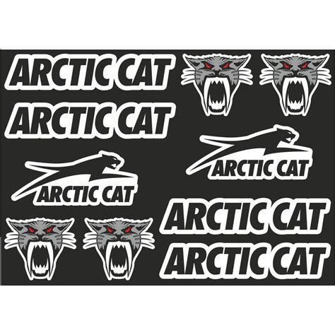 Arctic Cat Decal Set Sticker Vinyl Graphic Logo Adhesive High Quality