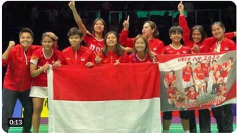 Susunan Pemain Indonesia Vs China Di Final Uber Cup Ganda Putri