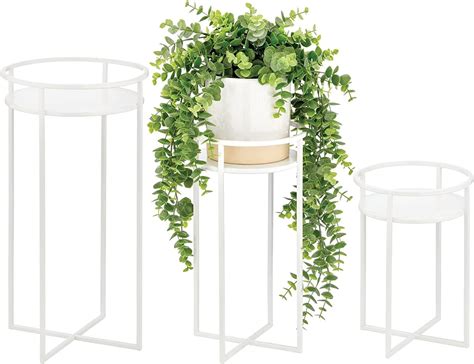 MDesign Metal Mid Century Planter Indoor Outdoor Stands For Planters