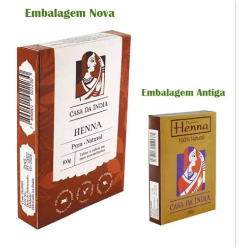 Compre aqui a Henna da Casa da Índia caixinha Marrom Frete Econômico