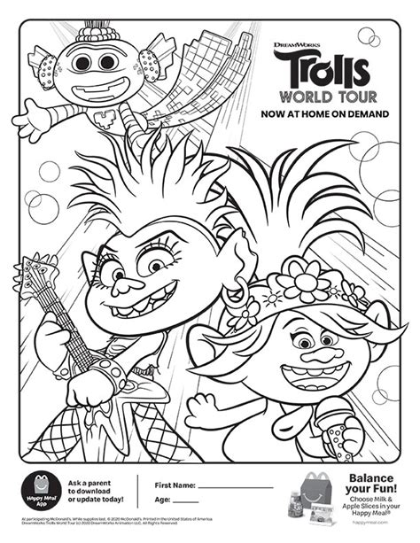 Trolls World Tour Coloring Pages Queen Barb Coloring Page