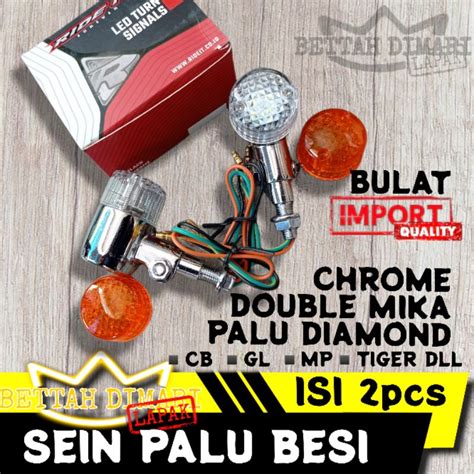 Jual Lampu Riting Sen Sein Palu Led Double Mika Cb Gl Pro Gl Max Tiger