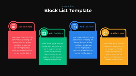 Block List Powerpoint Template Slidebazaar