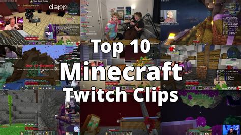 Top 10 Most Watched Minecraft Twitch Clips November 11 19 11 25