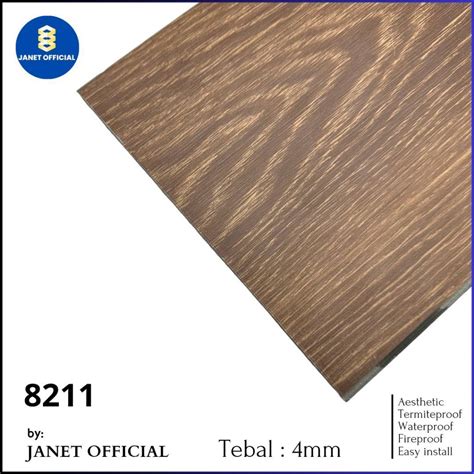 Jual SPC LANTAI Wood Flooring 4mm Parket Parkit Parquet Klik 1220mm X