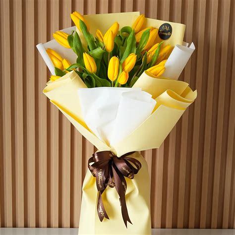 Yellow Tulips Bouquet