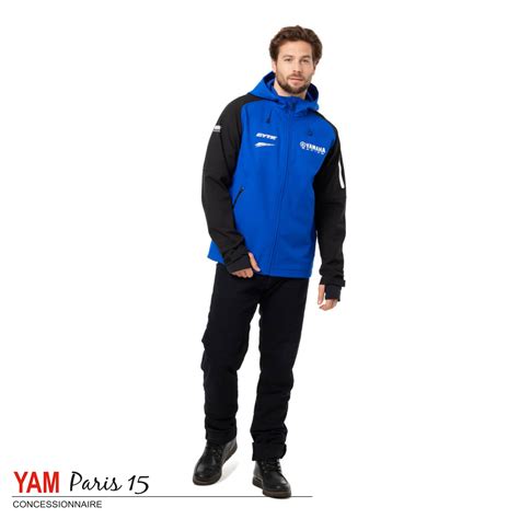 Blouson Softshell Yamaha Paddock Blue Pour Homme Yam Paris