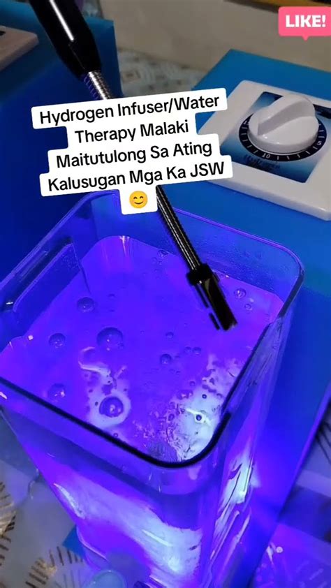 Hydrogen Water Therapy Mga Ka Jsw Malaki Po Ang Maitutulong Sa Ating