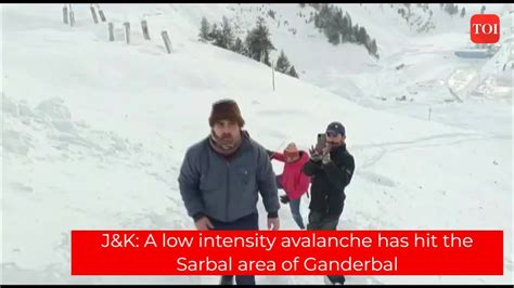 Jandk A Low Intensity Avalanche Has Hit The Sarbal Area Of Ganderbal