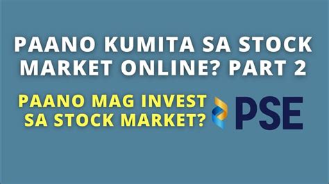 Paano Kumita Sa Stockt Market Online Paano Mag Invest Sa Stock