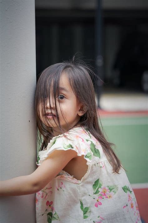 Happy Asian Toddler In The Park Stock Image Image Of Caucasian Park