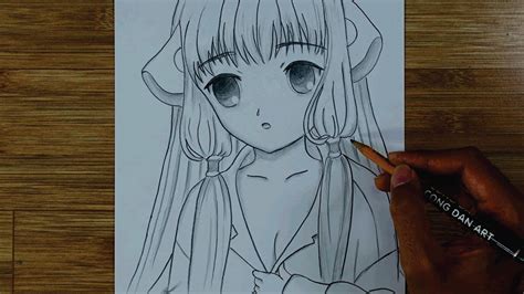 How to Draw Chii Chobits Cách Vẽ Chii Vẽ Anime 661 Cong Dan