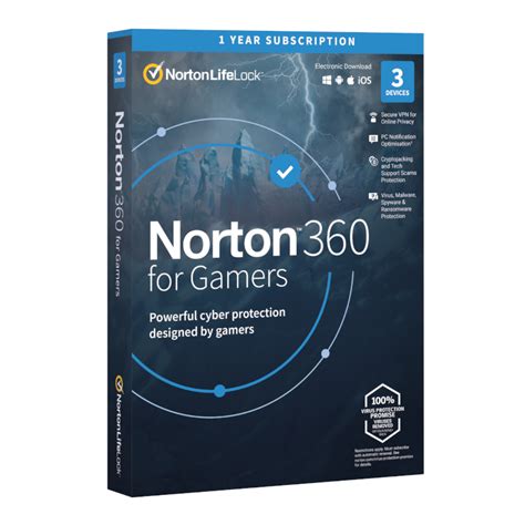 Norton 360 Gamer 50gb Af 1 User 5 Device 12 Months Showspace