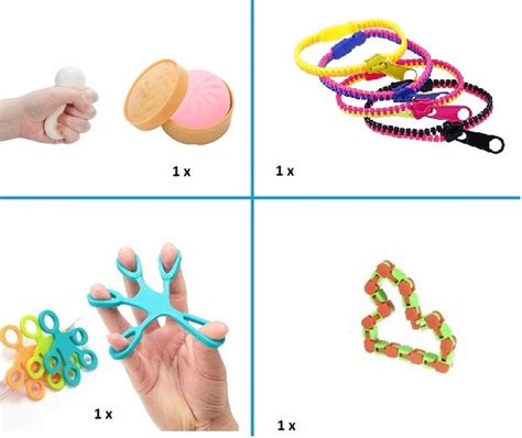 Fidget Pakket Finger Toys Stuks Toppers Tiktok Fingerstretch