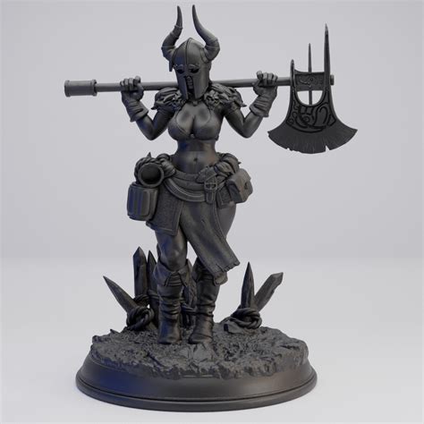 Hot Goblin リンダサバード ミニチュア 女蛮族 戦斧 ホットゴブリン