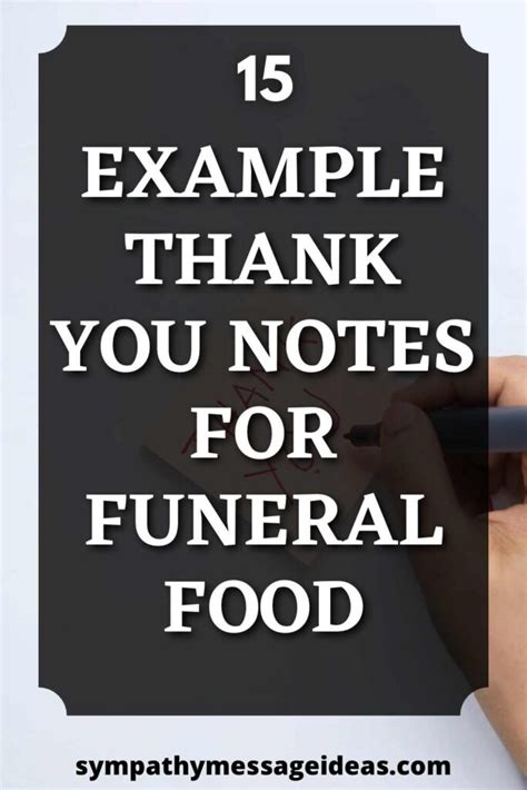 Thank You Note Examples After Funeral At Dorothy Stephenson Blog