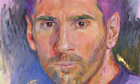 La Espectacular Pintura De Lionel Messi De Un Artista Argentino Que Se