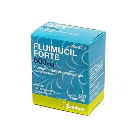 Fluimucil Forte Mg Comprimidos Efervescentes Comprar En Farmacia