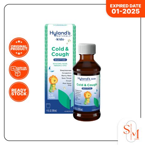 Jual Vitamin Anak Batuk Pilek Malam Nighttime Hylands Natural 4 Kids