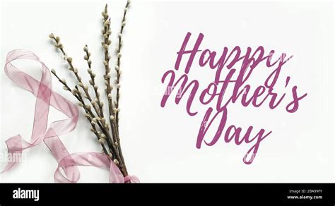 Happy Mothers Day Words Beautiful And Tender Bouquet Of Flowers In The