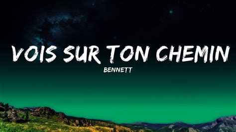 BENNETT Vois Sur Ton Chemin Techno Mix PAROLES Novembre 2023 YouTube